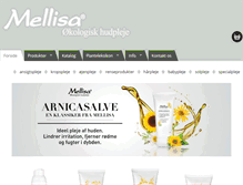 Tablet Screenshot of mellisa.dk